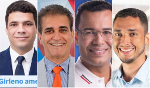 Candidatos de fora se aventurando em Feira de Santana. 